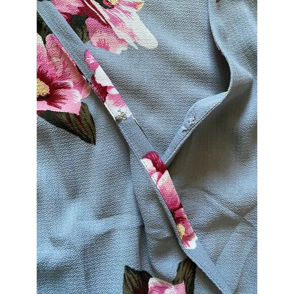 Umgee Women's Large Floral V-Neck Romper - Picture 6 of 10